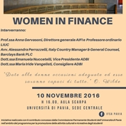 L’ADBI partecipa al convegno Women in Finance