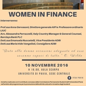 L’ADBI partecipa al convegno Women in Finance 