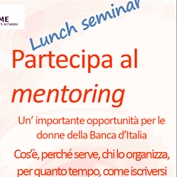 ADBI presenta il programma di mentoring per le donne della Banca d’Italia