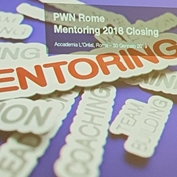 Cerimonia finale cross mentoring 2018 ADBI-PWN Rome