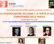La comunicazione inclusiva e la parità di genere: l’importanza delle parole – Materiale e registrazione
