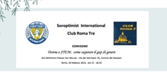 Il prossimo 20 febbraio 2023, ore 15 - 18.30, Soroptimist International Club Roma Tre organizza un convegno dal titolo ‘Donne e STEM: come superare il gap di genere’