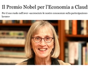 Premio Nobel per analisi del mercato del lavoro femminile