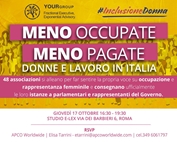 L’incontro organizzato da #inclusionedonna per presentare il network di 50 associazioni e le istanze per l’accesso delle donne al mercato del lavoro è stato un successo!