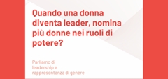 Quando una donna diventa leader, nomina più donne nei ruoli di potere?
