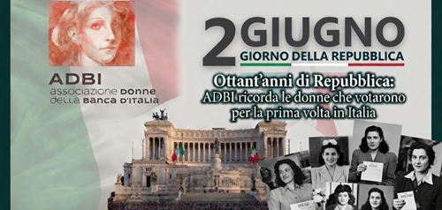 Ottant'anni di Repubblica: ADBI ricorda le donne che votarono per la prima volta in Italia